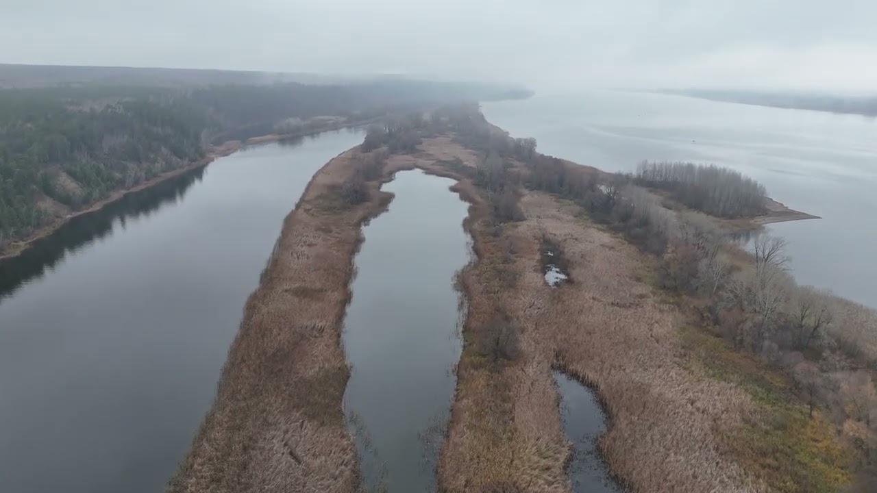 Видео с коптера. Красный Яр — деревня в Рыбно-Слободском районе Татарстана.