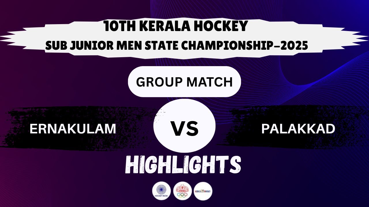 ERNAKULAM vs PALAKKAD | 10th Kerala Hockey Sub Junior Men State Championship