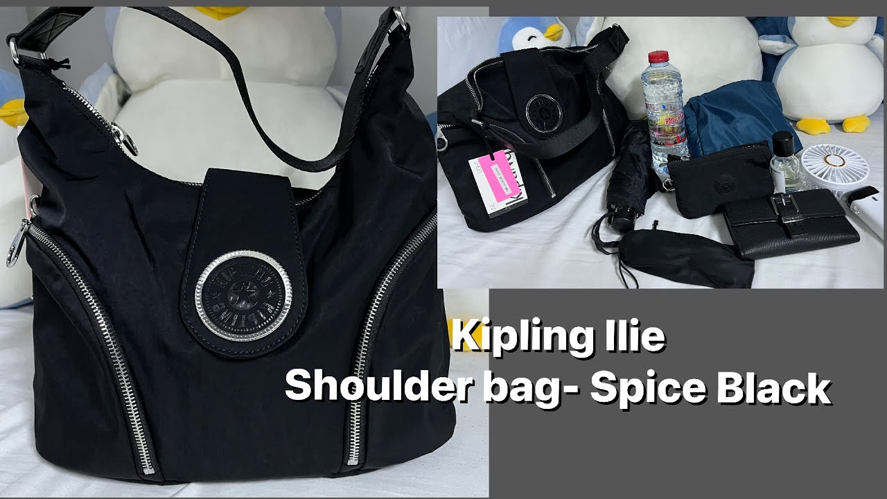 Распаковка сумки Kipling Ilie | M-Spice Black | Жизнь Фэй