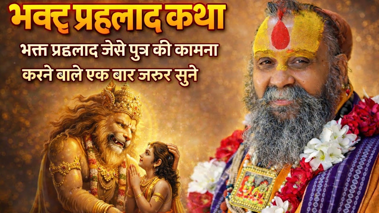 भक़्त प्रहलाद जैसे पुत्र की इच्छा वाले जरूर देखें #rajendradasjimaharaj #malookpeeth #bhakti 