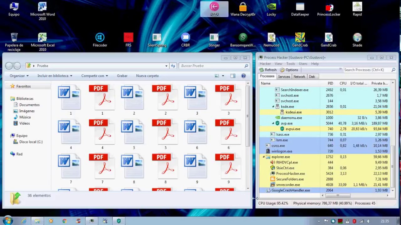 Kaspersky Internet Security 2019 (Technical Preview) vs Ransomware