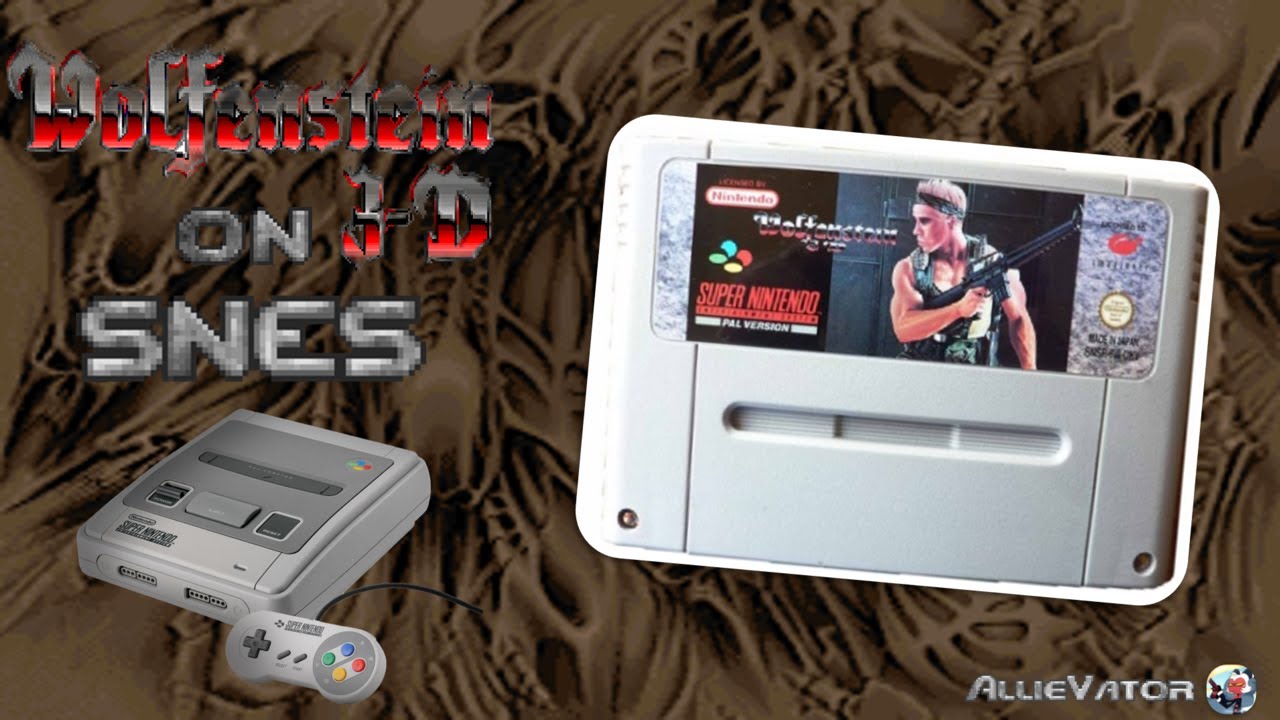 (Wolfenstein 3D Snes) E1M1 gameplay