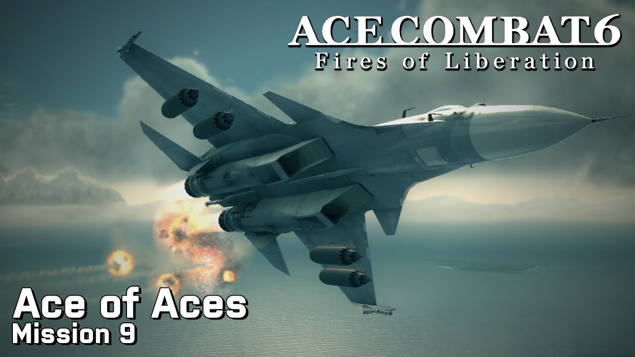 Ace Combat 6: Ace of Aces Mission 9 - Heavy Command Cruiser (Emulated, Read Description)