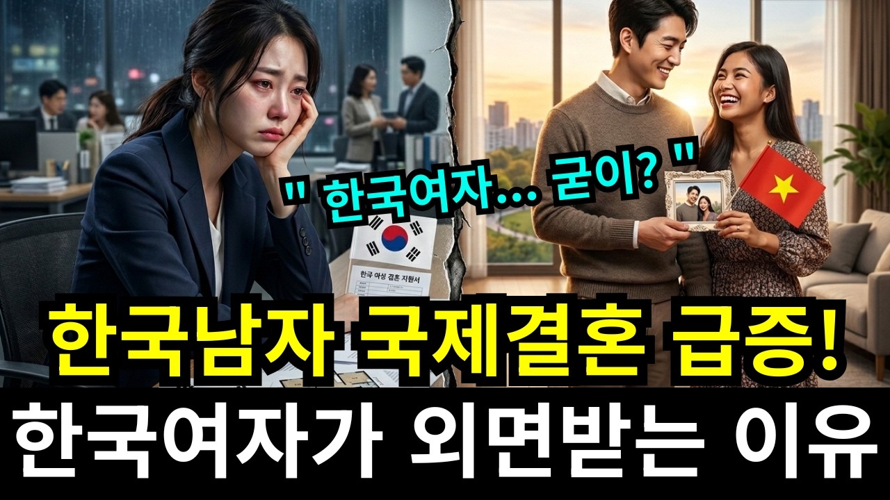 “한국 여자…. 굳이?” | 대한민국 결혼 시장에서 한국 여자가 외면 받는 소름돋는 내막
