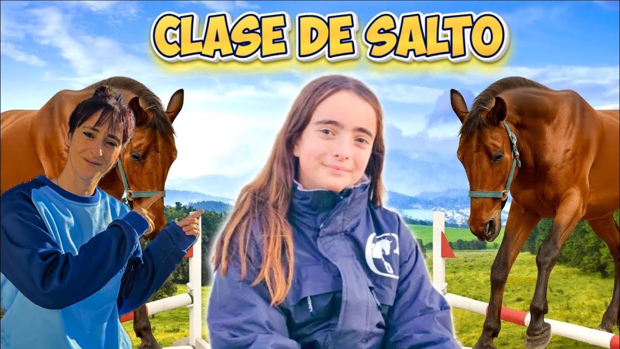 Clase de Salto para preparar el examen de Galope 3 #caballos #vlog #equestrian