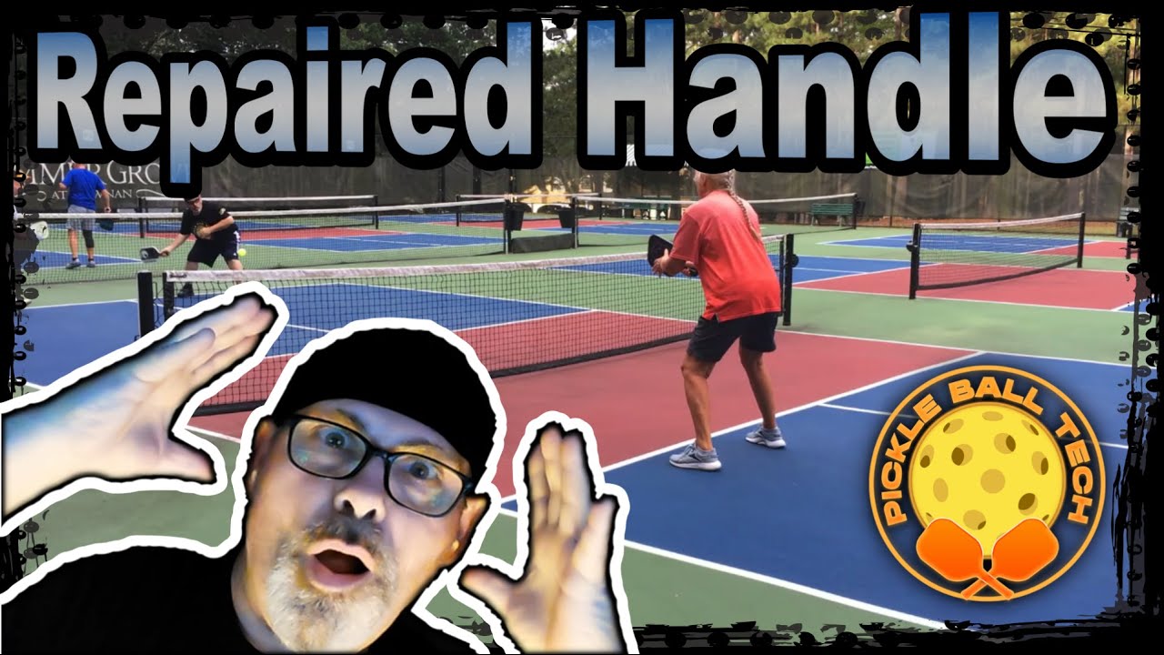 Pickleball paddle Handle Repair: Better than before ? Paddle Play After Repair