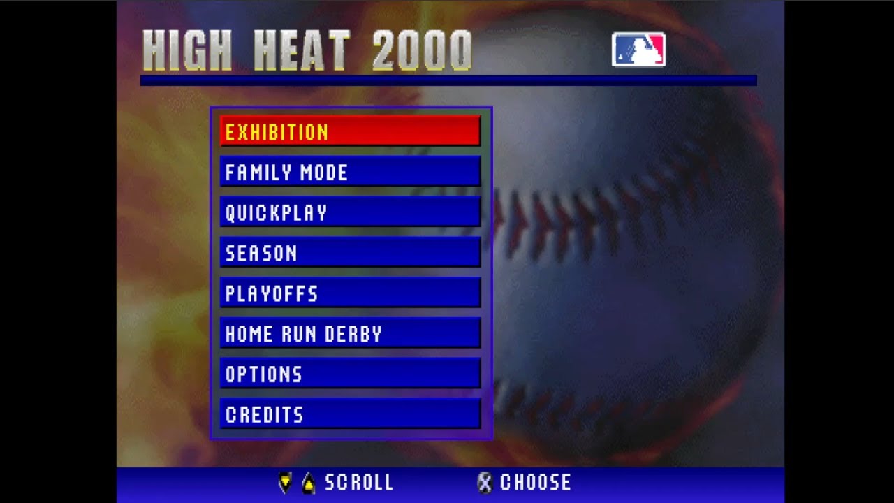 High Heat Baseball 2000 - Sony PlayStation - Intro & Title Screen