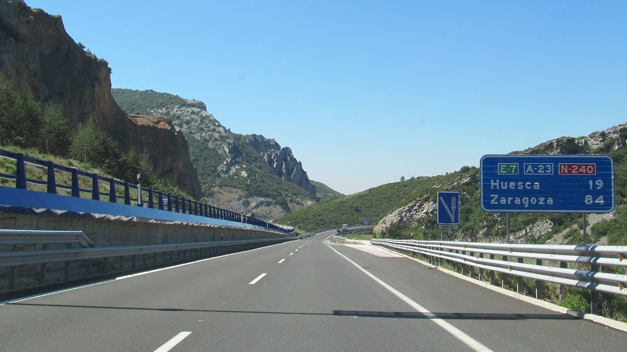 Spain: N-330 • A-23 Monrepós Pass (Pyrenees)