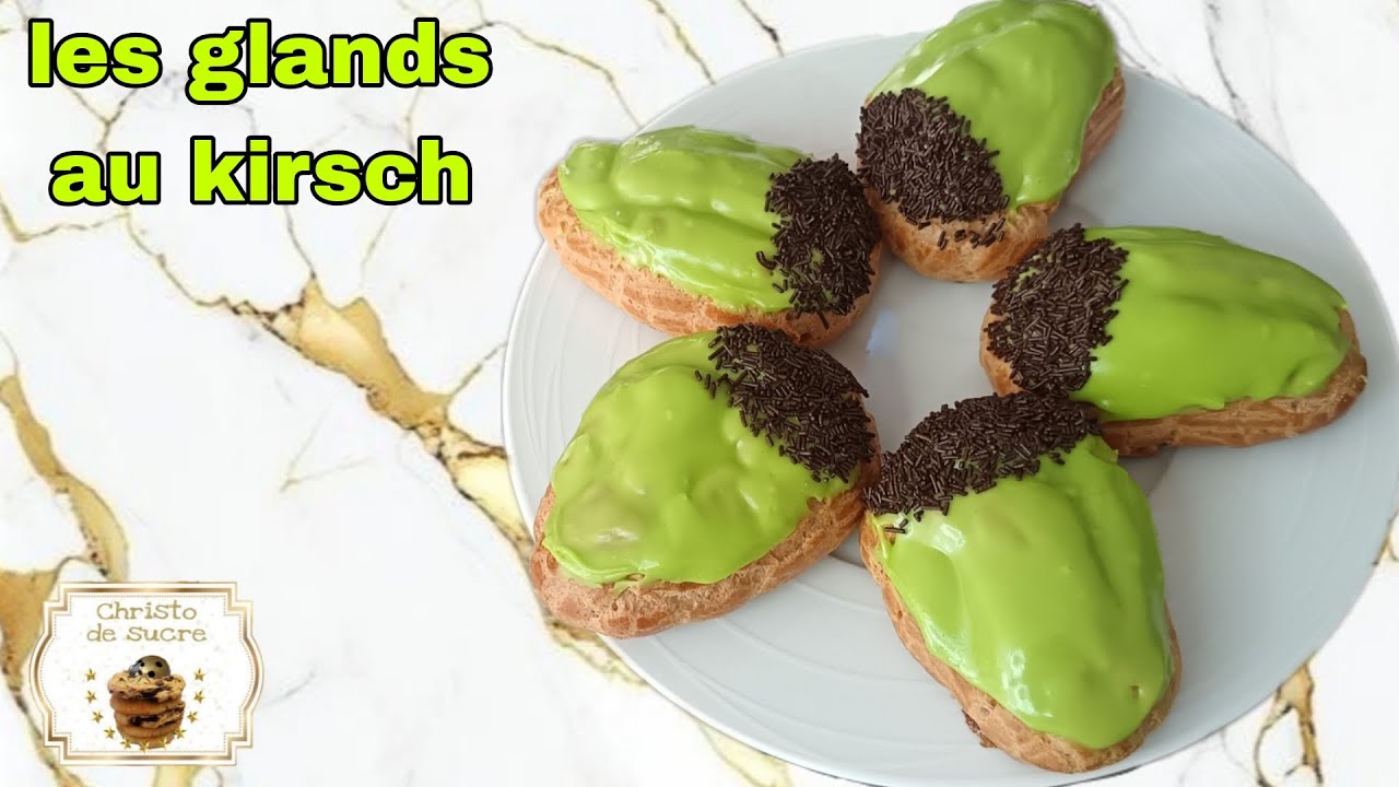 🐞La délicieuse recette des glands au kirsch pour 6-7 glands (recette traditionnelle)🐞