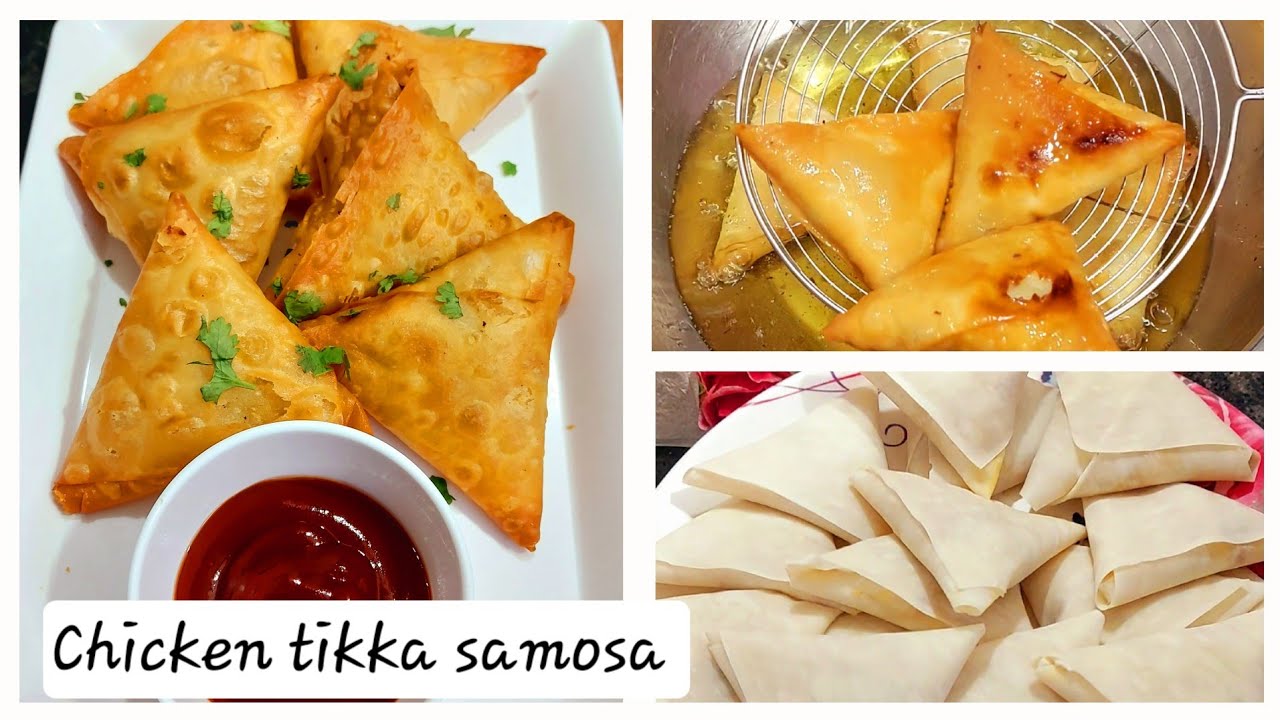 Crispy chicken tikka samosa (Ramadan special)🕌 Easy and tasty 😋