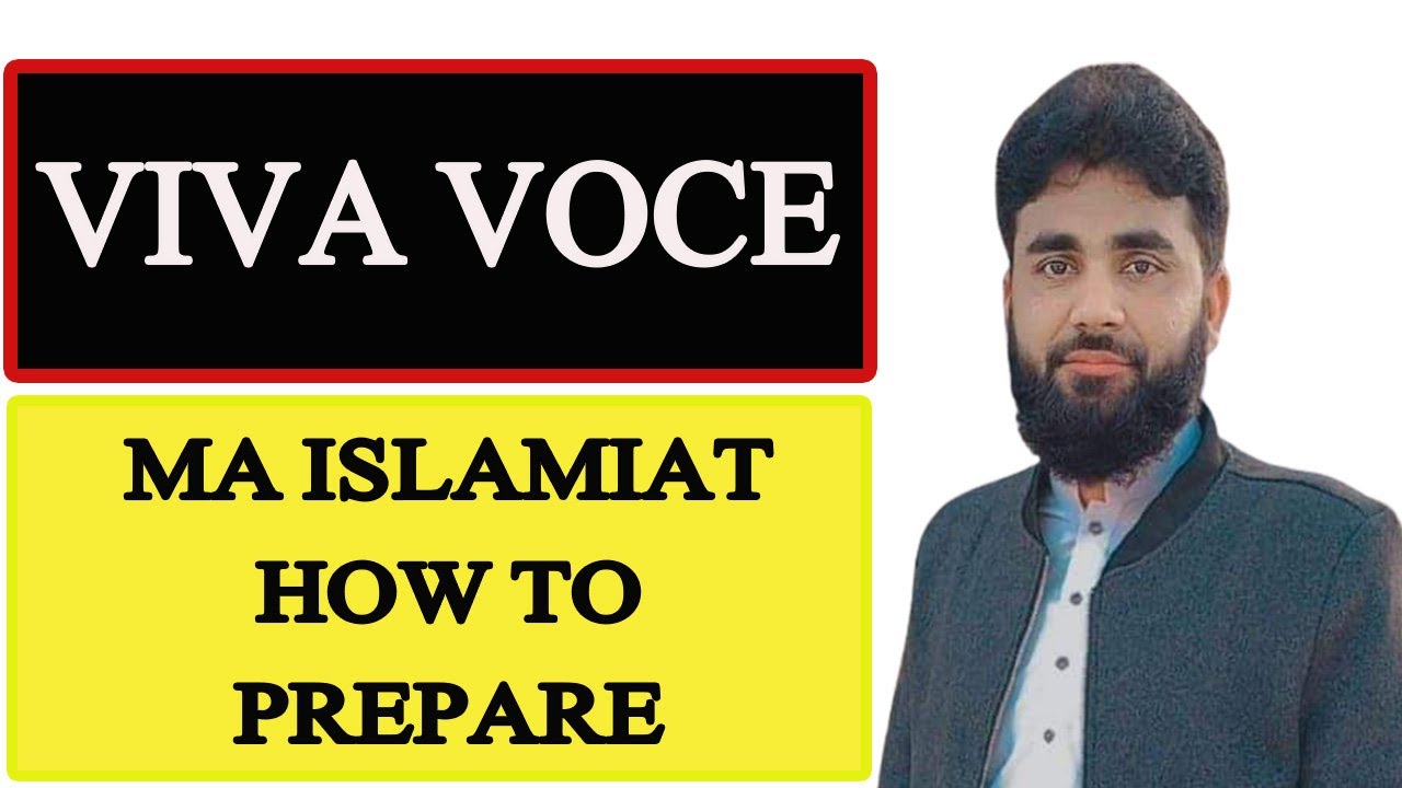 HOW TO PREPARE VIVA VOCE MA ISLAMIAT @islamicstudieswithnoman9304