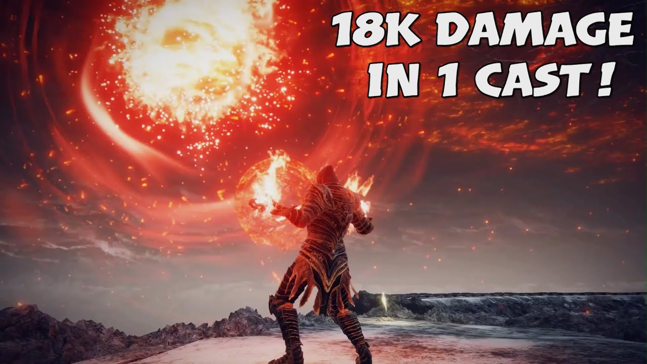 Elden Ring PS5 - Pyromancer Build destroys endgame bosses on NG+2
