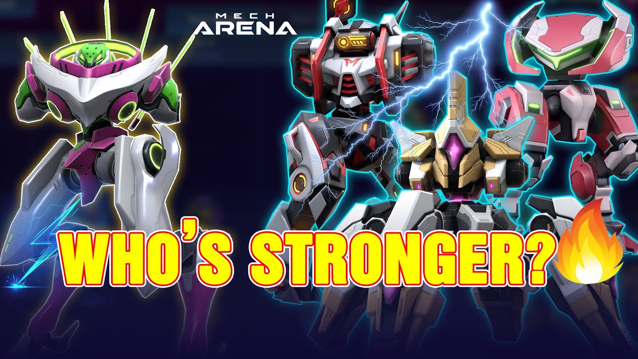 Silverthorn vs Stalker, Orion & Blockhorn ⚔️🔥 Who Boosts Damage Better? | Mech Arena