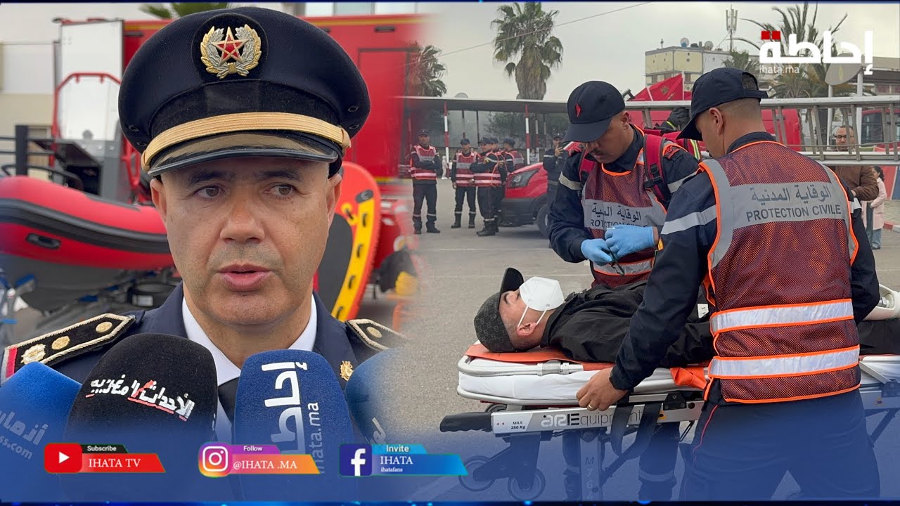 الكولونيل الودغيري يكشف حصيلة تدخلات الوقاية المدنية لسنة 2025