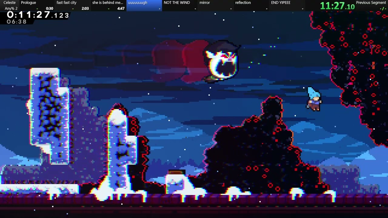 Celeste Any% speedrun 53:46