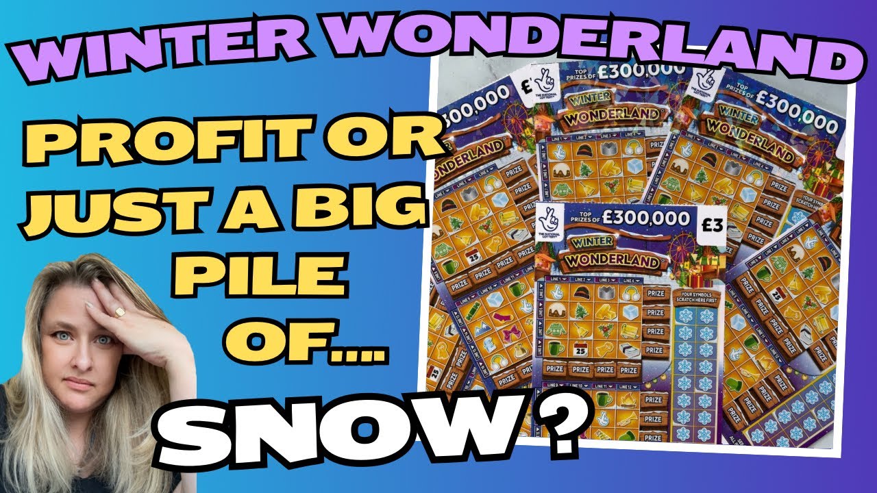 New Scratchcard WINTER WONDERLAND - profit or big pile of… Snow? #scratchers #scratchcards