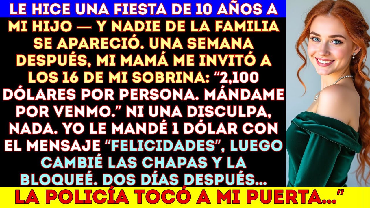 “Le organicé una fiesta a mi hijo de 10 años e invité a toda mi familia — pero nadie vino. Una seman
