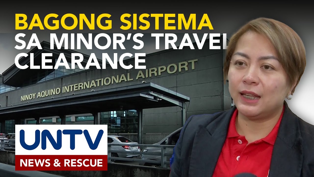 Bagong online system para sa pagproseso ng aplikasyon para sa minor’s travel clearance, mas pinadali