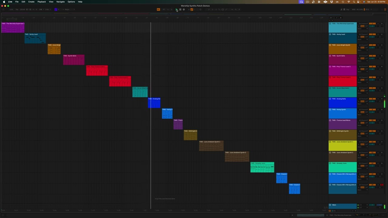 Worship Synths for Ableton Live