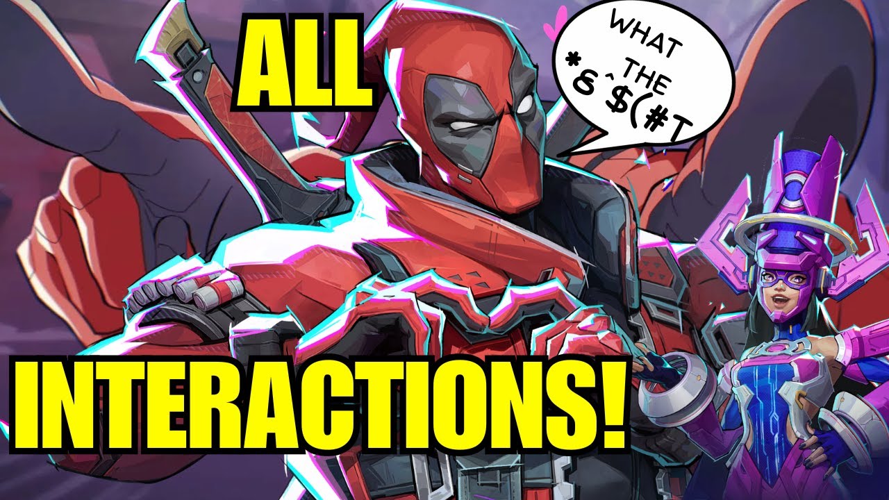 ВСЕ ГОЛОСОВЫЕ РЕПЛИККИ ДЭДПУЛА! Marvel Rivals, 6 сезон.