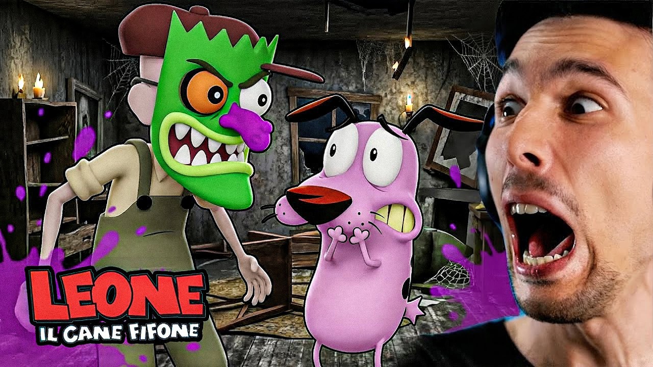 IL GIOCO HORROR di LEONE il CANE FIFONE è TERRIFICANTE!!