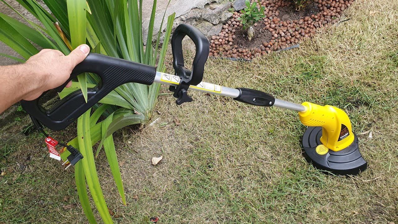Impressões  e teste do Aparador de grama elétrico Vonder AG1500BP !