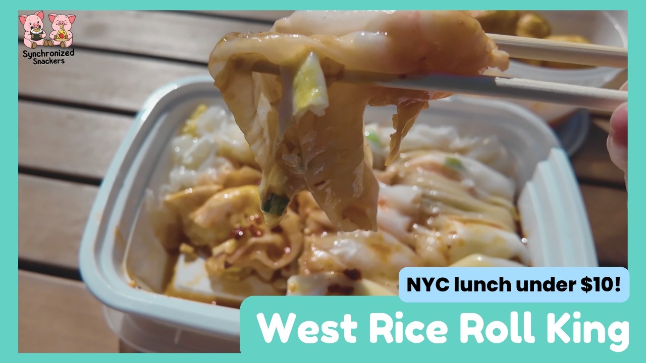 Fresh Rice Rolls Made Right in Front of You: NYC Chinatown&rsquo;s Hidden Gem | ASMR POV Video