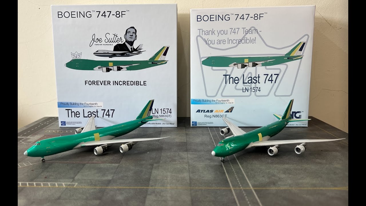 Comparison - REVISE Boeing 747-8F NG Models Mould Diecast 1/400 - What are the differences?