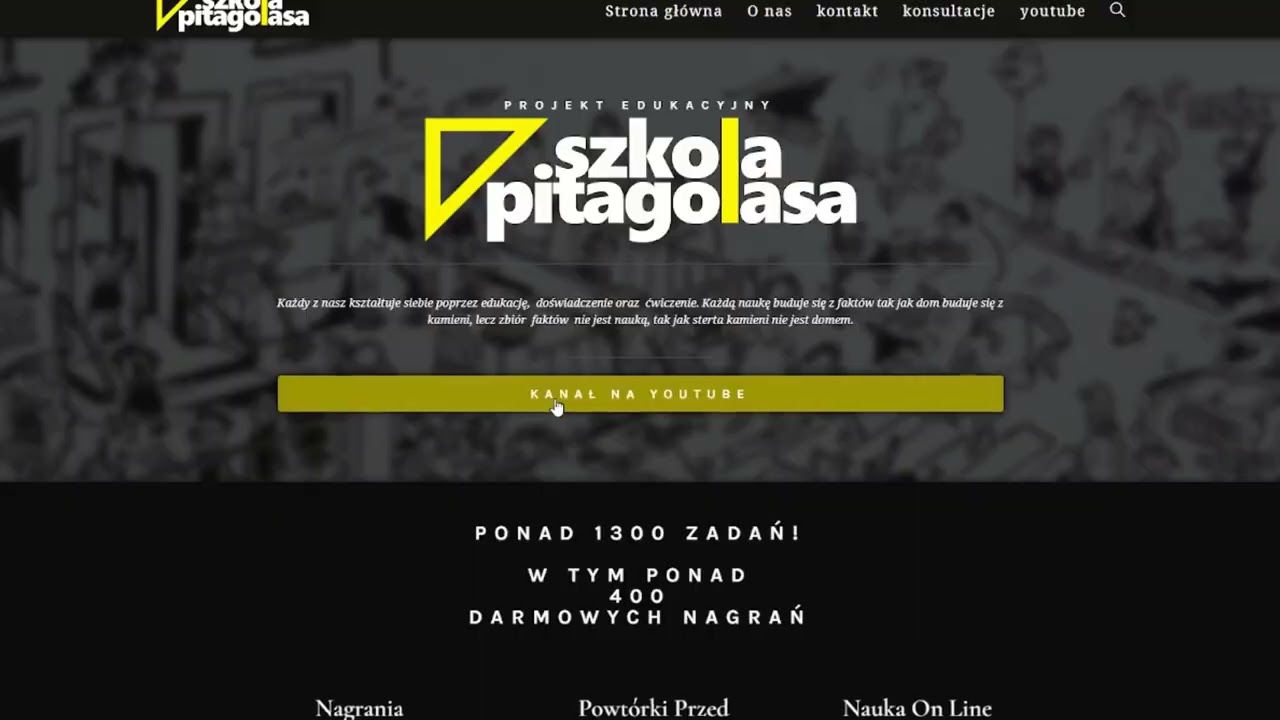 Zapraszam do Szkoły PitagoLasa oraz na PATRONITE