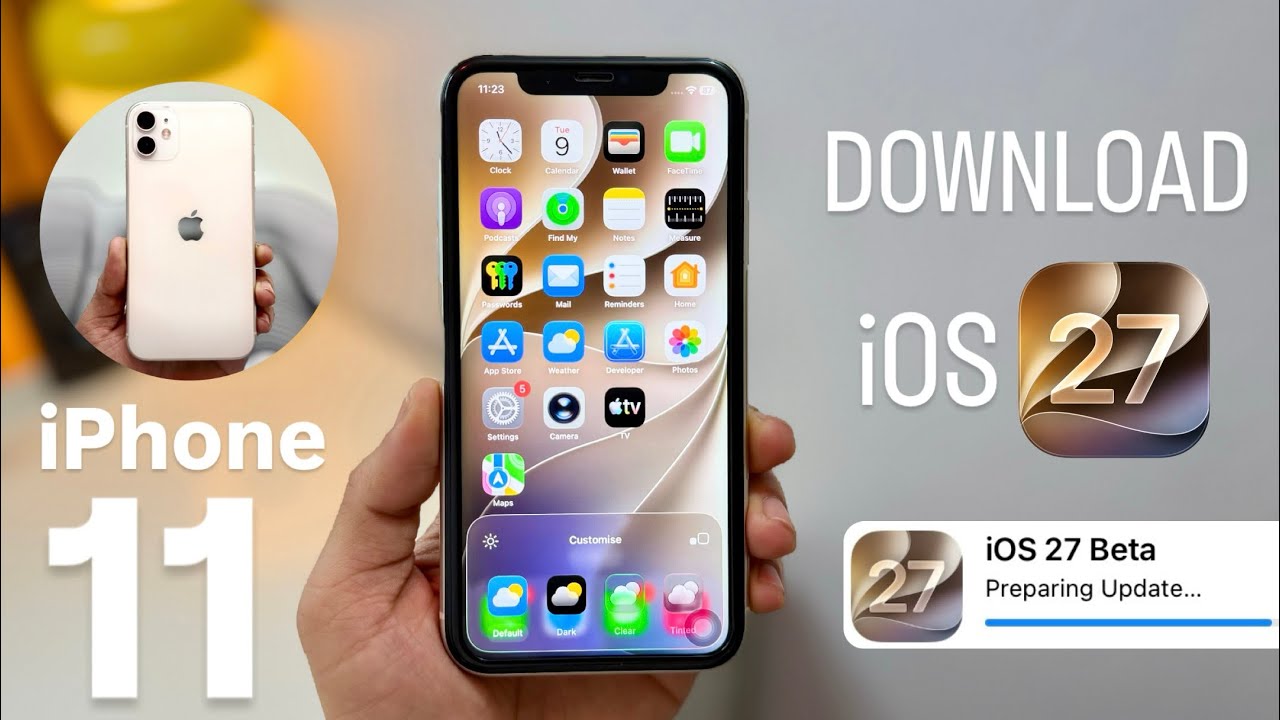 iOS 27 Beta на iPhone 11 &mdash; Как скачать и установить обновление iOS 27 на старый iPhone 11