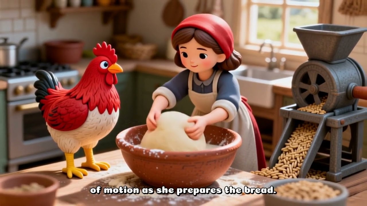 Little Red Hen's Lesson #FairyTales #KidsStories #Teamwork