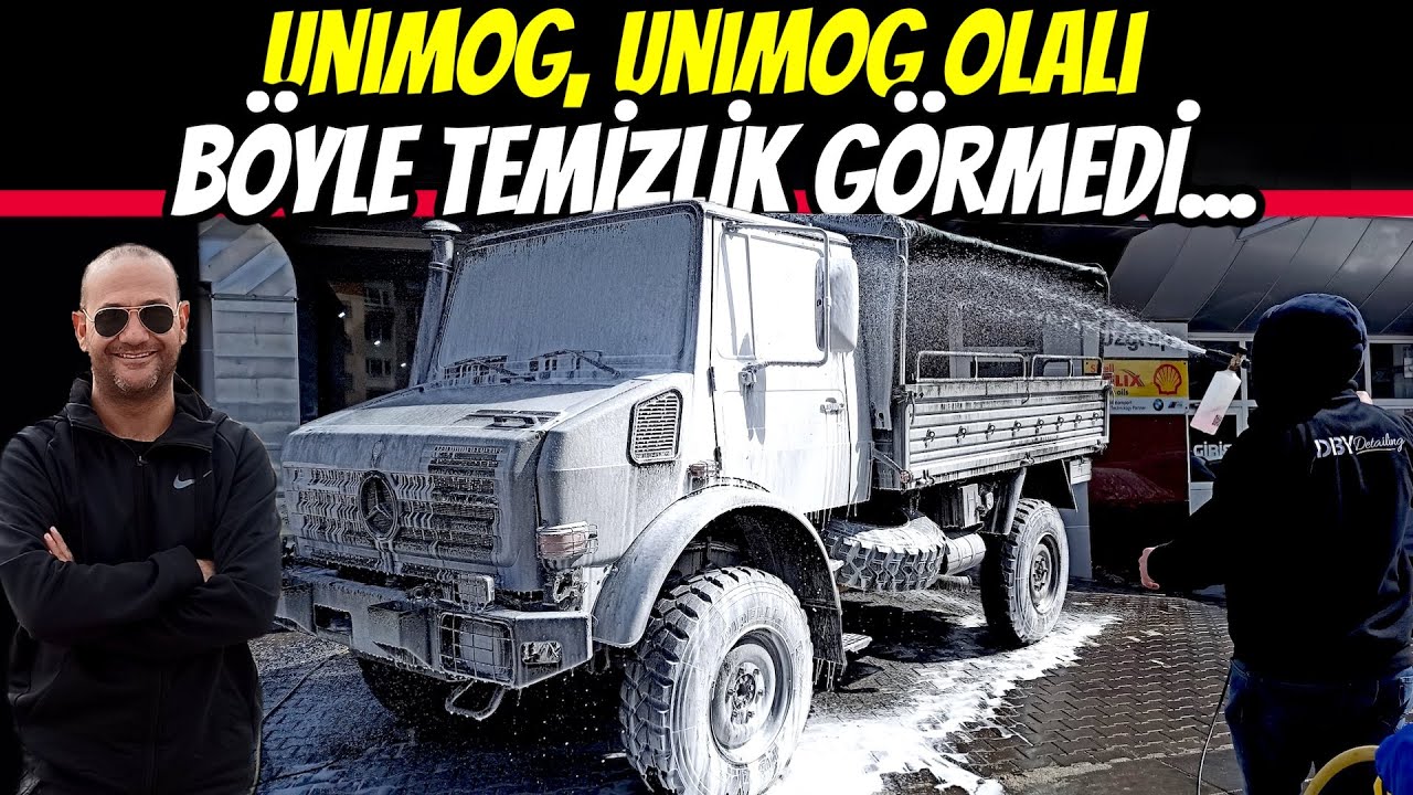 TOZLU GARAJ | Unimog'a 10 Kişiyle Detaylı Temizlik | DBY Detailing
