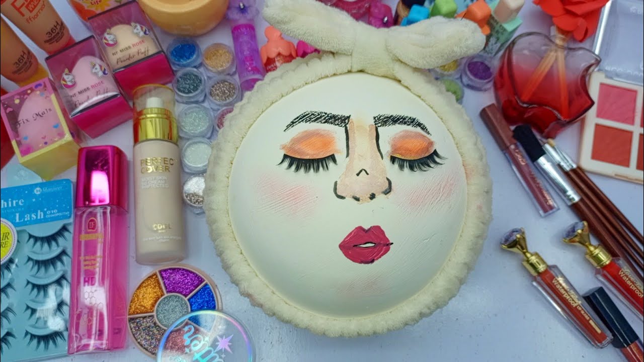 ASMR Makeup on Watermelon (No Talking)#23