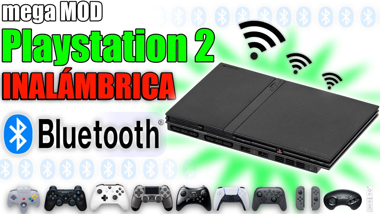 ¡Moderniza tu PS2 Slim con BLUETOOTH! 🎮✨ (Juega sin Límites)