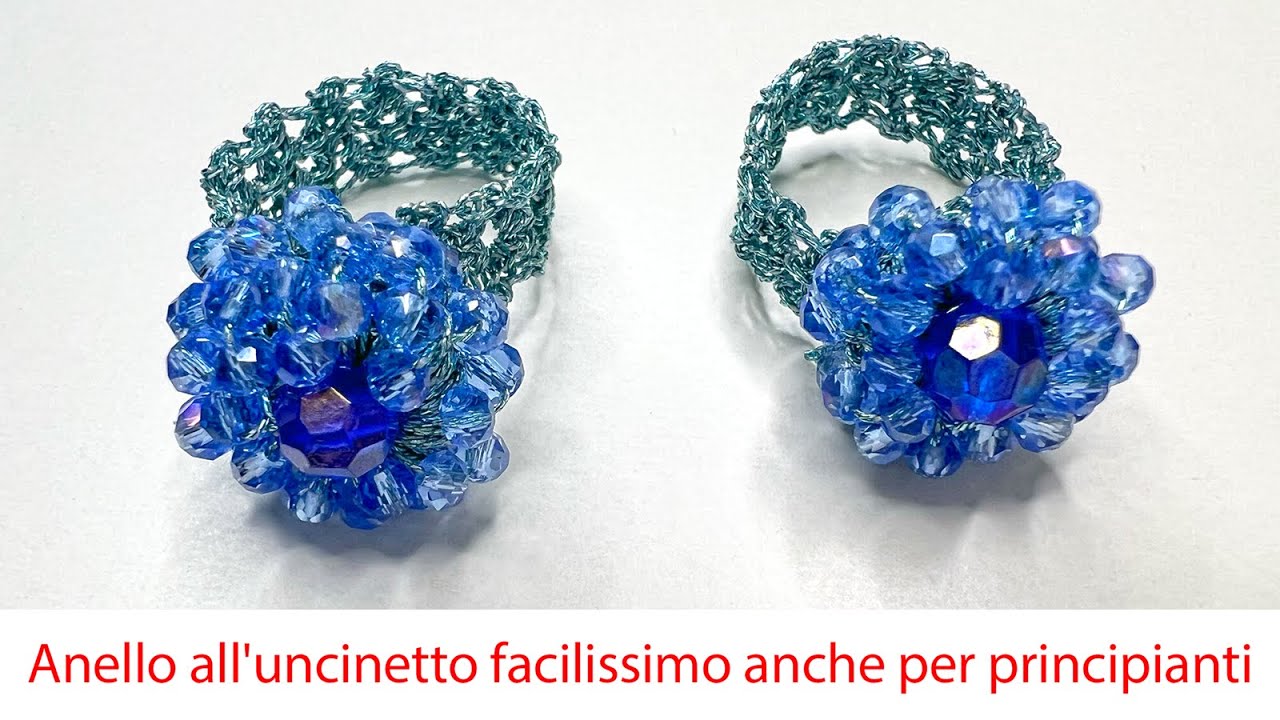 Anello numero 3 all'uncinetto facilissimo anche per principianti