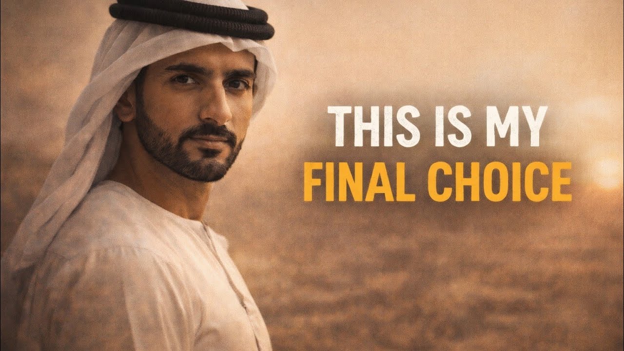 This Is My Final Choice | Fazza Inspired Poetry | Strength Over Emotion #fazza #fazzapoem