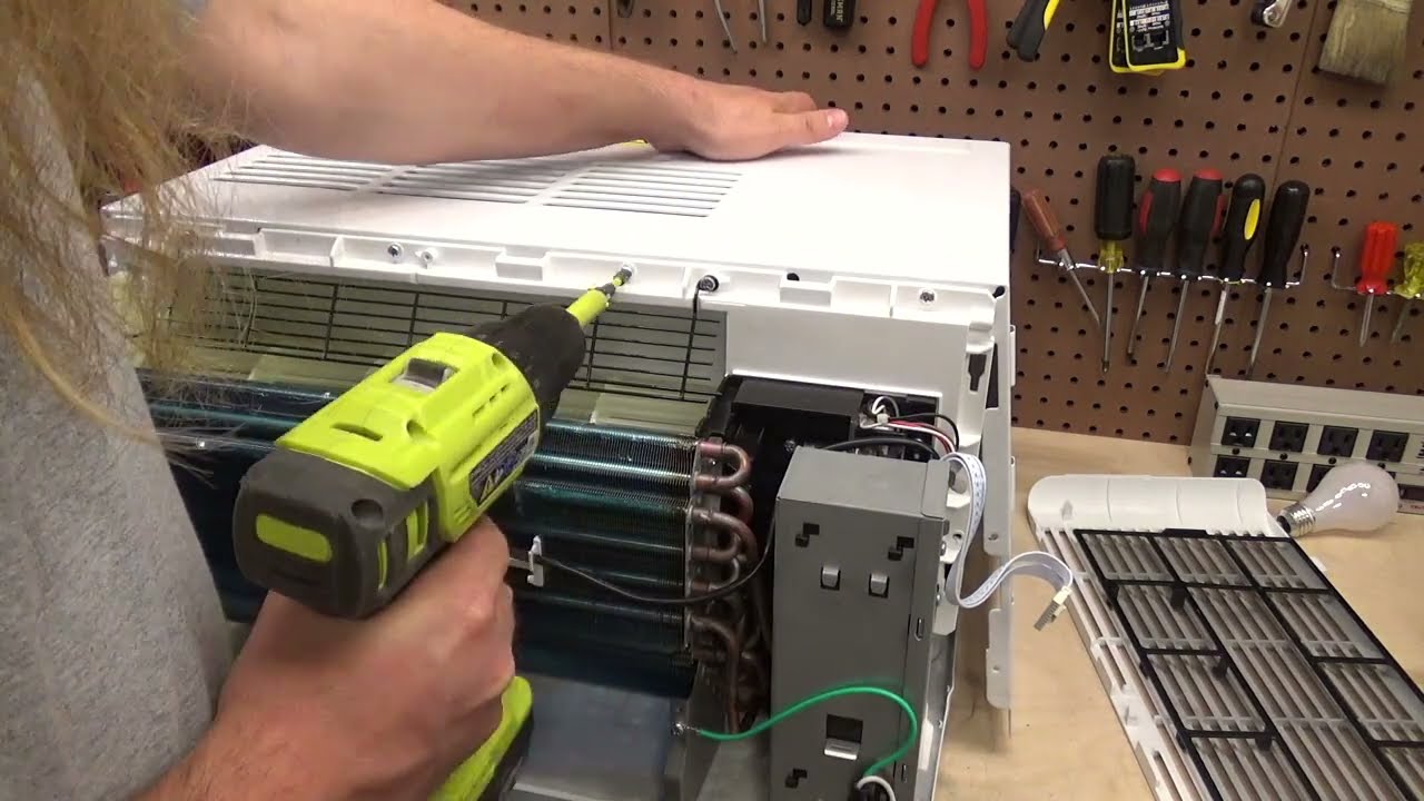 Haier ESAQ406TZQ1 6,200 BTU Serenity Series Air Conditioner | Teardown and Drain Hole Drilling