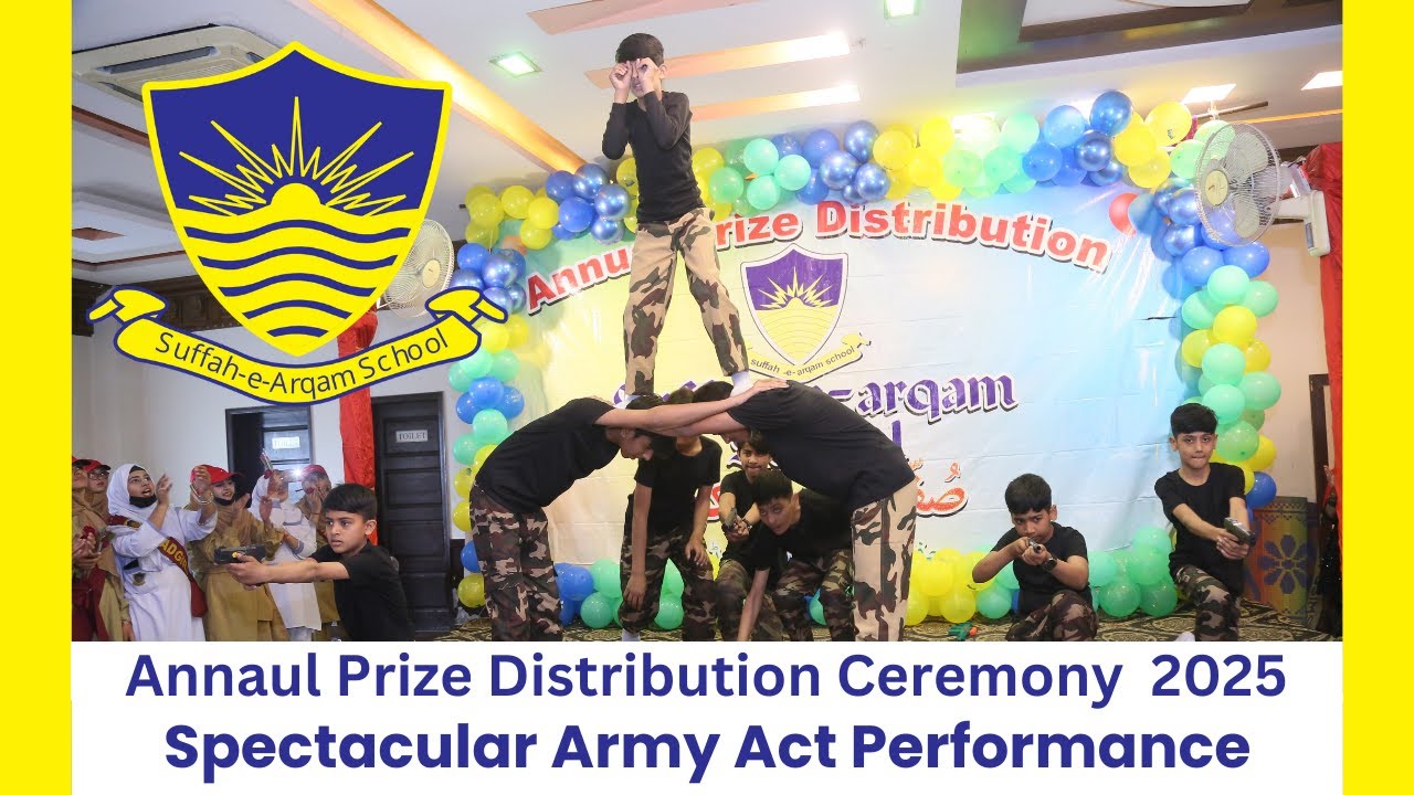 🇵🇰 Spectacular Army Act Performance | Main Pakistan Hun | Suffah e Arqam School Lahore