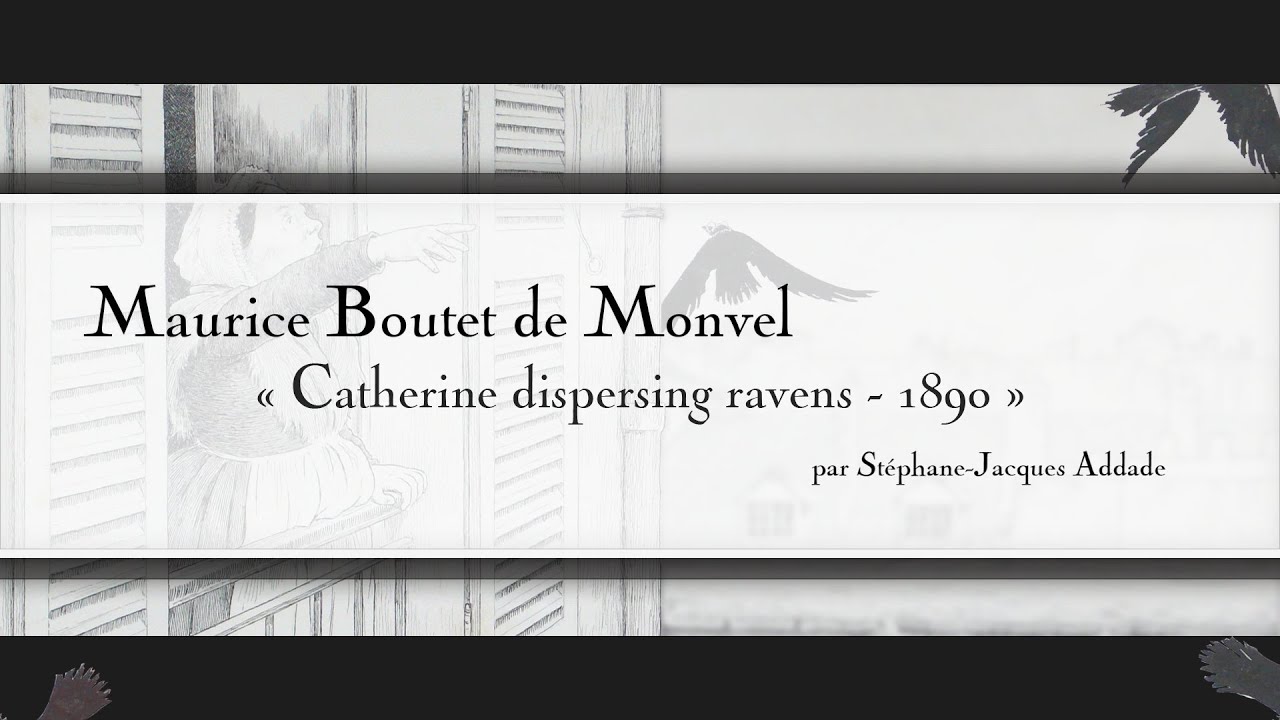 English - Maurice Boutet de Monvel - Catherine dispersing ravens - 1890