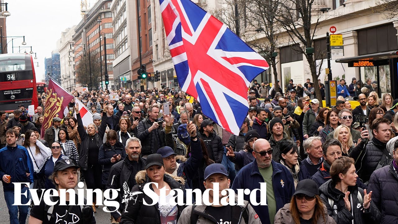 Anti-lockdown protesters clash with police a week after Sarah Everard vigil