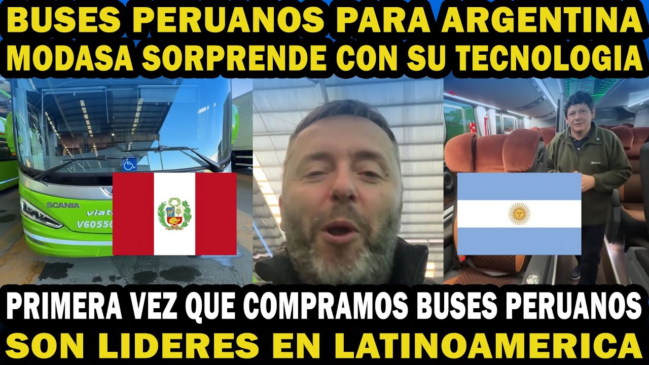 MODASA llega a Argentina y sorprende con sus buses de ultima tecnología