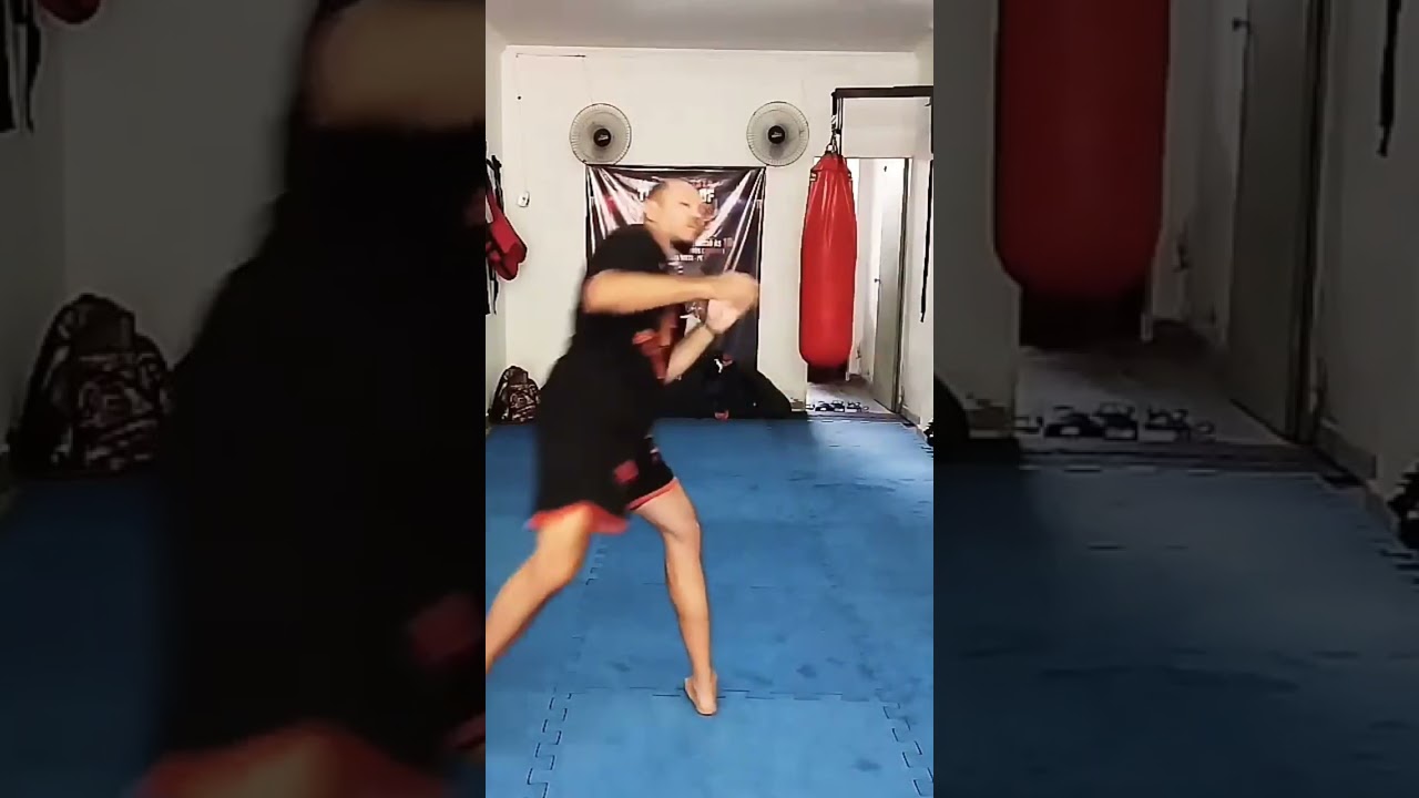 como fazer chute rodado sanda #boxechines #sanda #sandaboxechun&ecirc;s