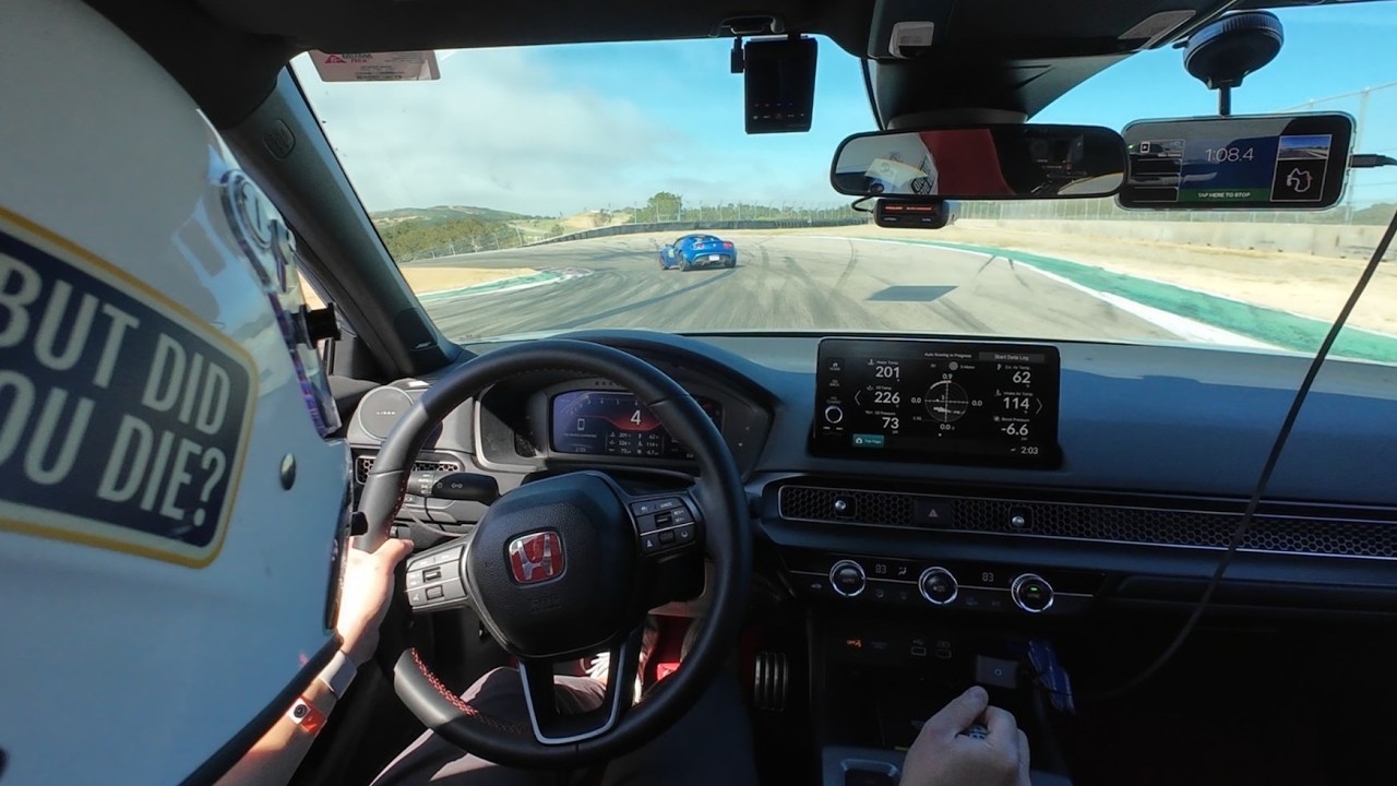 calling in sick to work to set PBs at Laguna Seca (1:44.8)