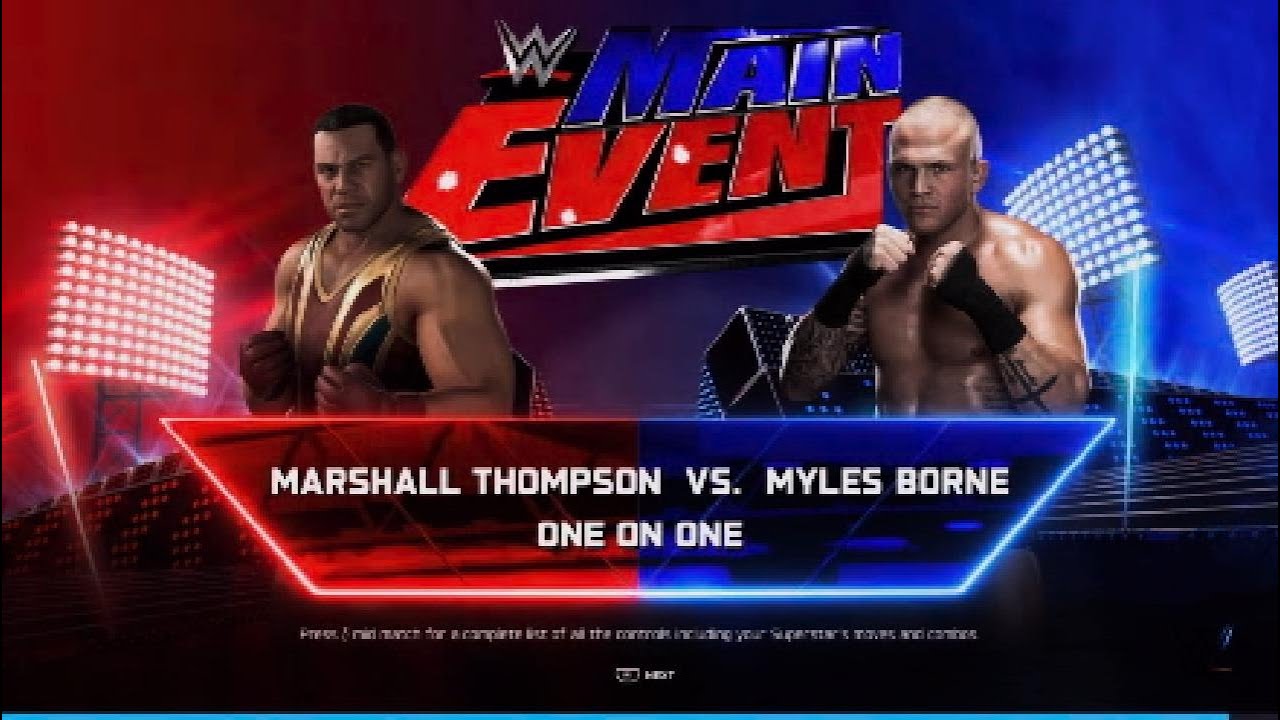 WWE Main Event| Marshall Thompson vs Myles Borne WWE2K26
