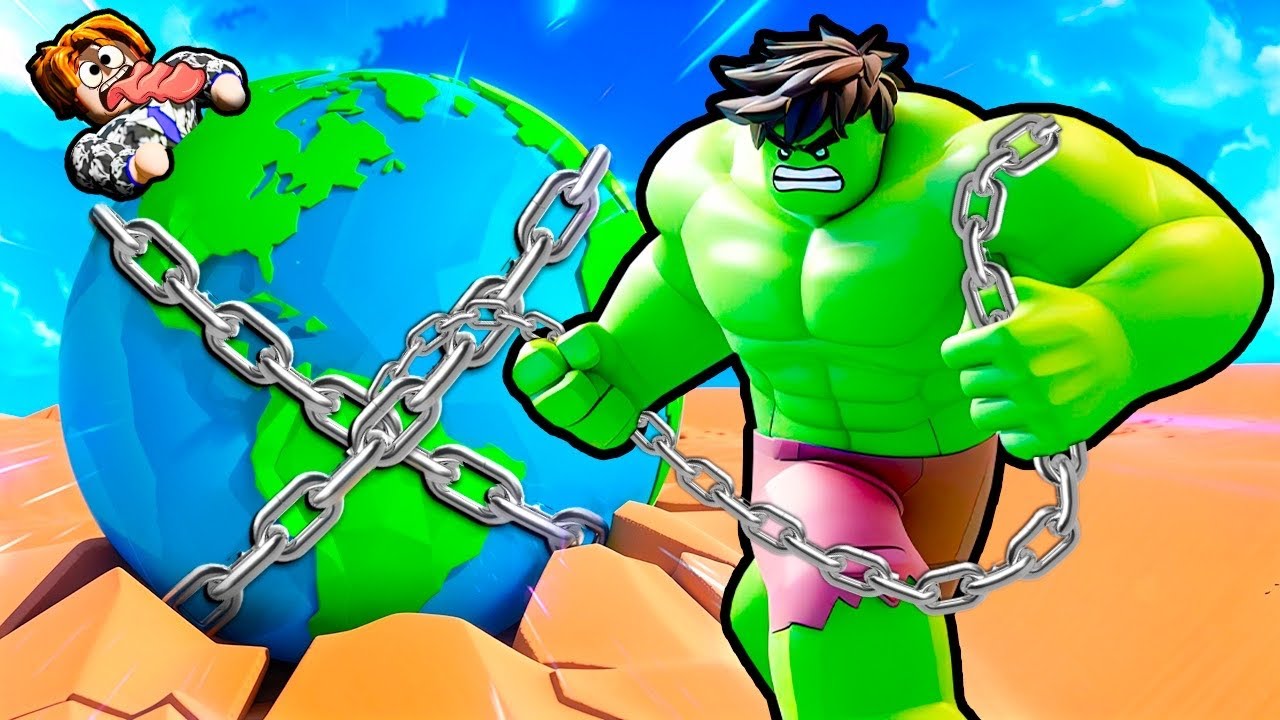 QUEM VENCER O HULK PUXANDO PESO E EXPULSO PARA O PRÓXIMO MUNDO - ROBLOX