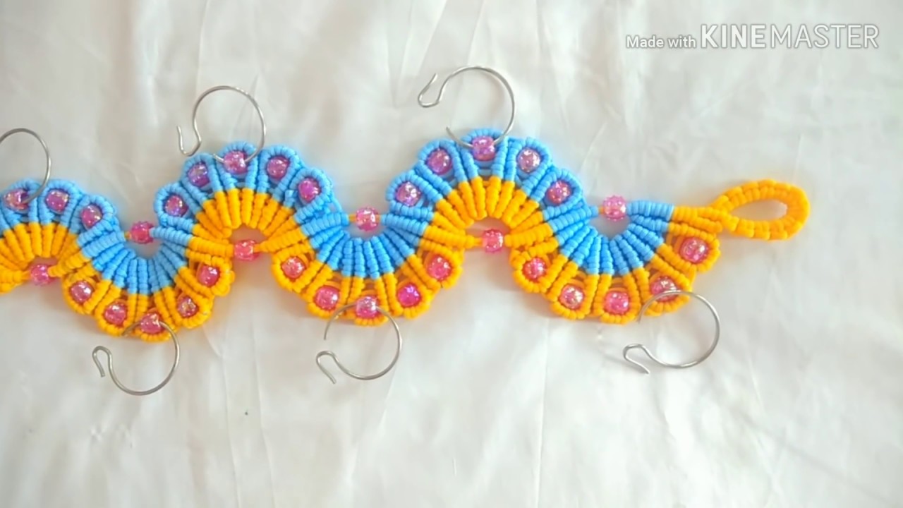 Very Easy Macrame key hanger
