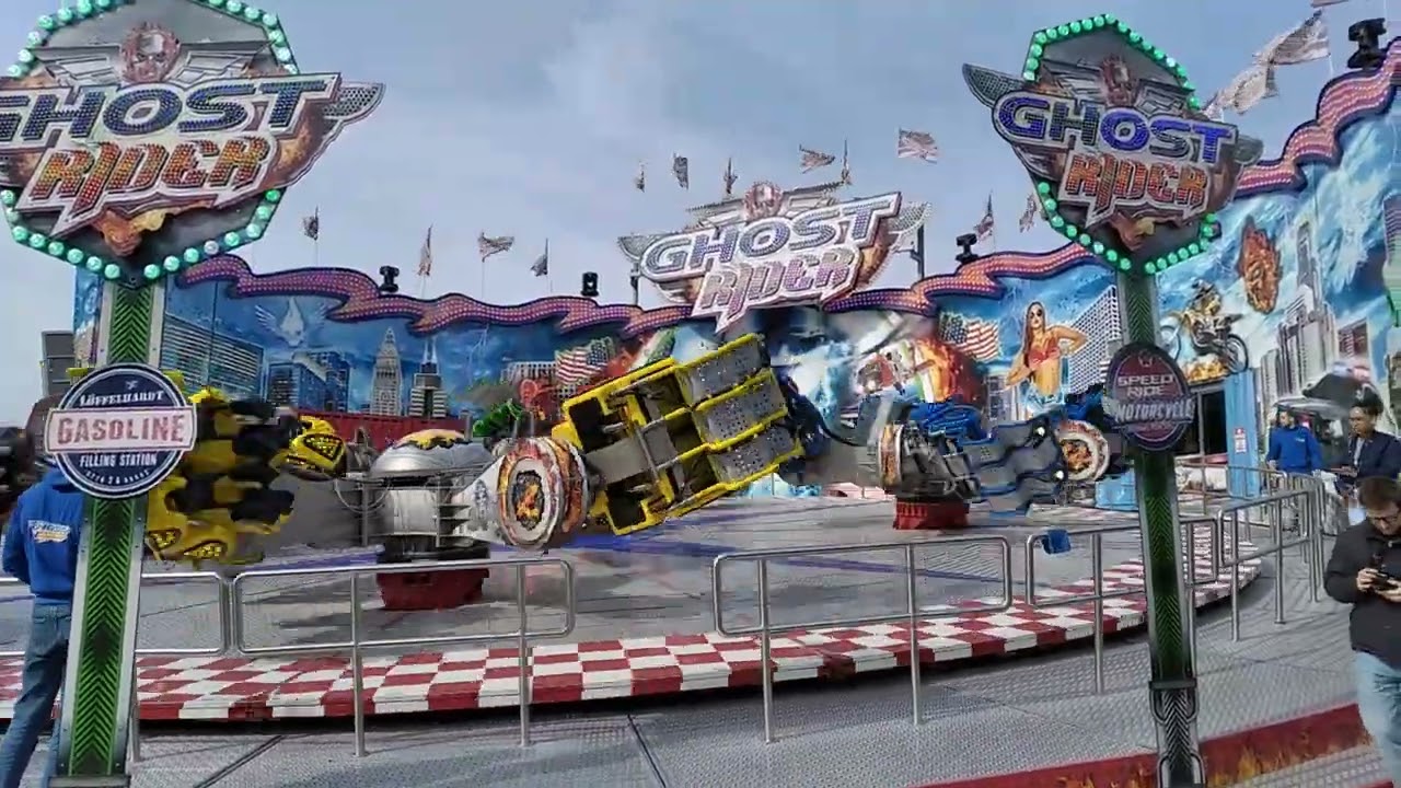 Hannover Frühlingsfest 2024 #GhostRider 1  #ride #hannover #volksfest #fun