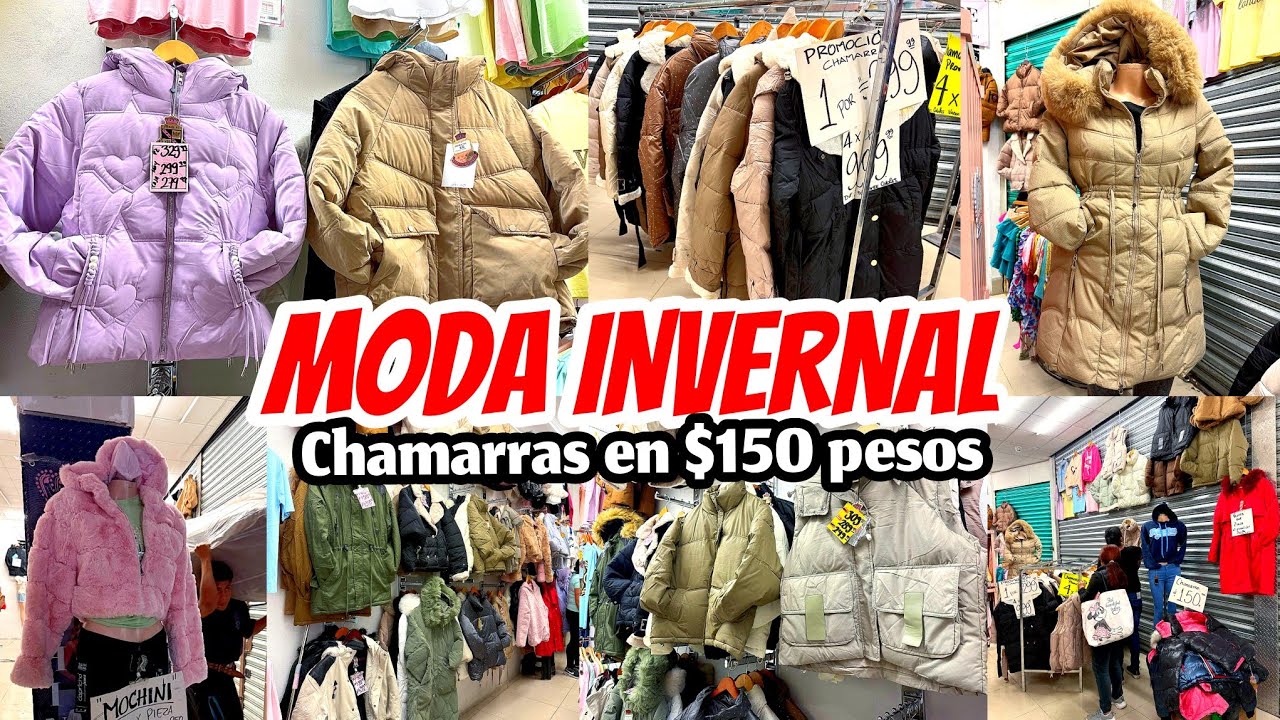 Moda INVERNAL desde $45 PESOS 🥶  CHAMARRAS PREMIUM de IMPORTACIÓN | TALLAS EXTRAS GRANDES 