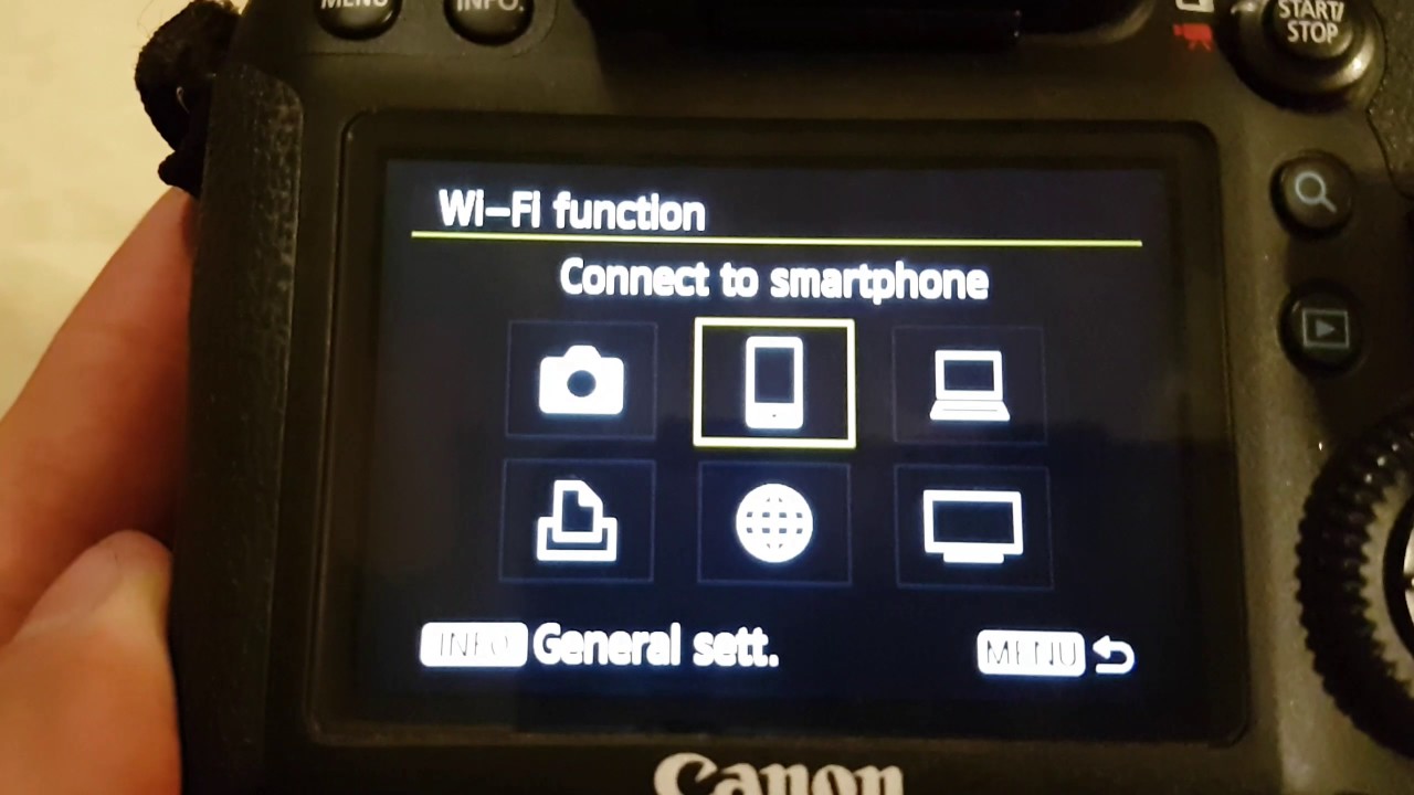 Canon 6D password  reset