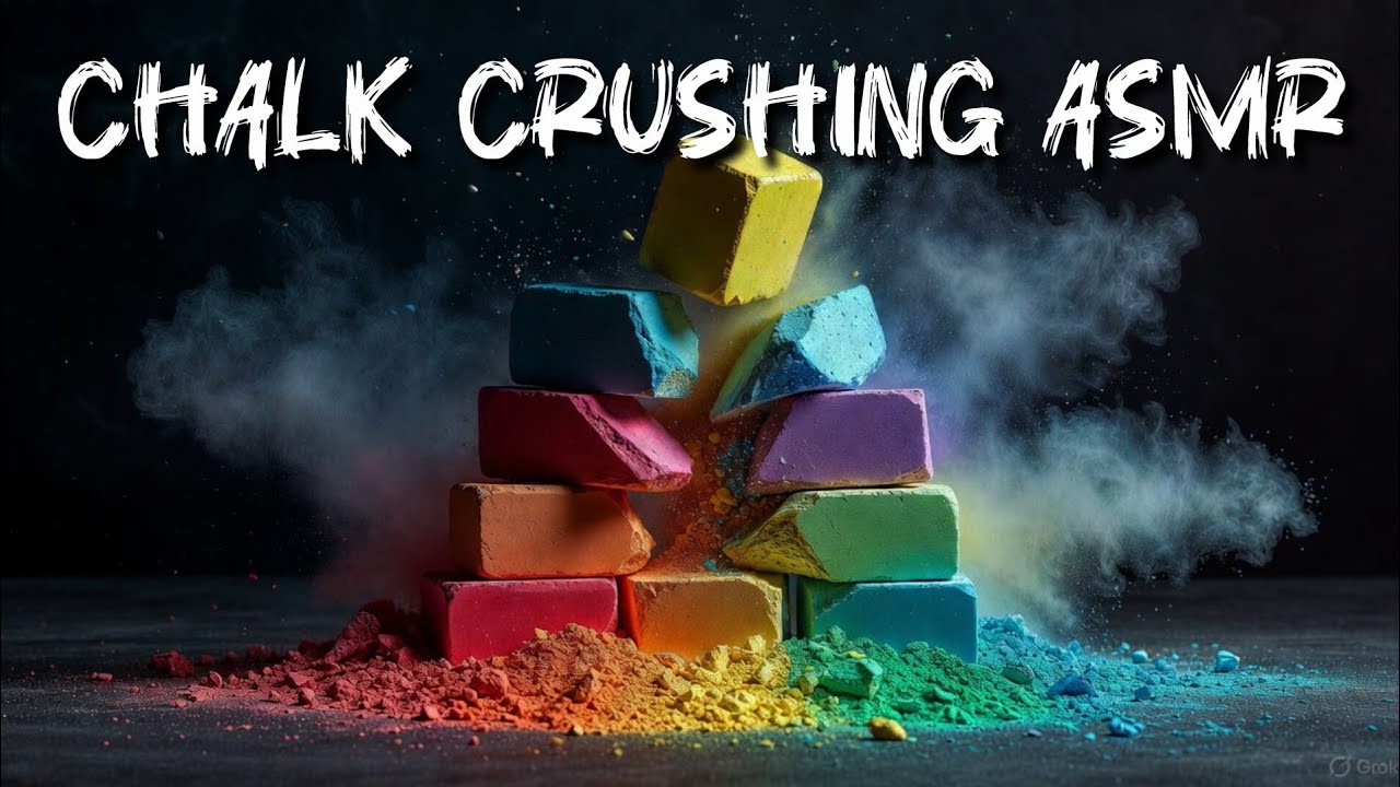 Different Color Gym Chalk ASMR❤️ #asmr #viral 